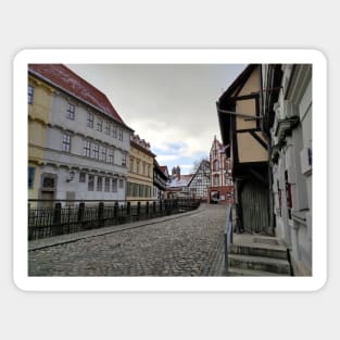 Quedlinburg, Word with a view of the Collegiate Church Sticker